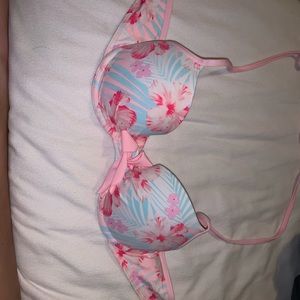 Hollister flower print swimsuit top